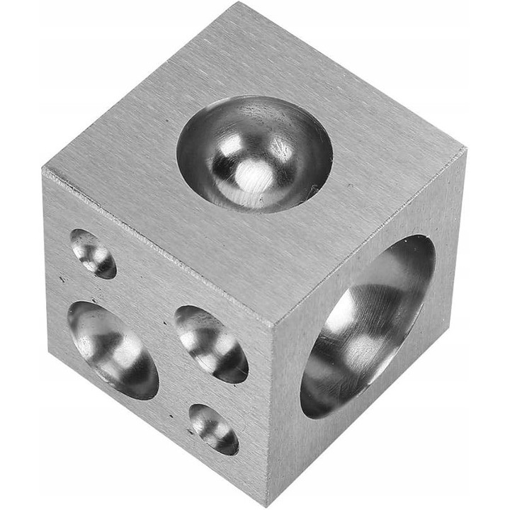Kocka lyukakkal, SinPi, Üllő típusú, Ezüstszínű