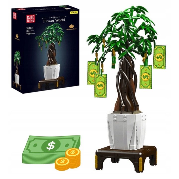 Set de constructie 905 piese, Mould King, multicolor