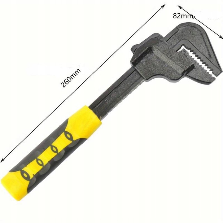 SinPi állítható kulcs, 26x38.2cm, tartós anyag, sokoldalú felhasználás