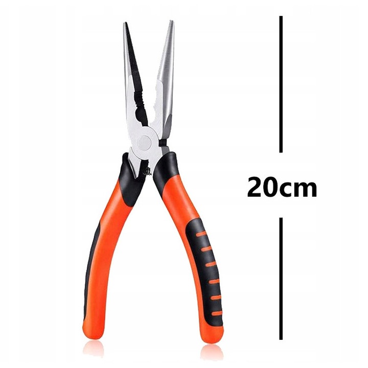 Fogó villanyszerelőknek, SinPi, 20 cm, Többszínű