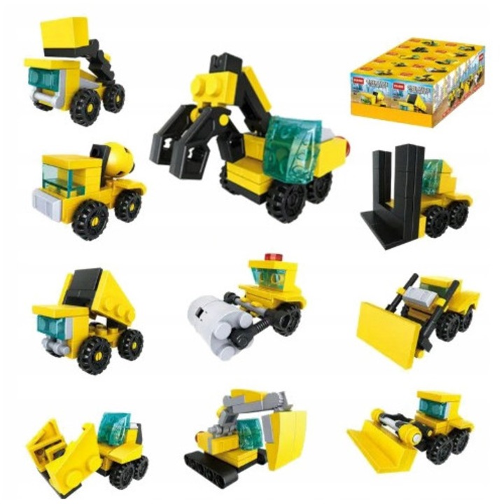 VEHICULE DE CONSTRUCTII ECHIPAMENTE TEHNICE CONSTRUCTIE EXCAVATOR CARAMIDA MASINA 10 bucati