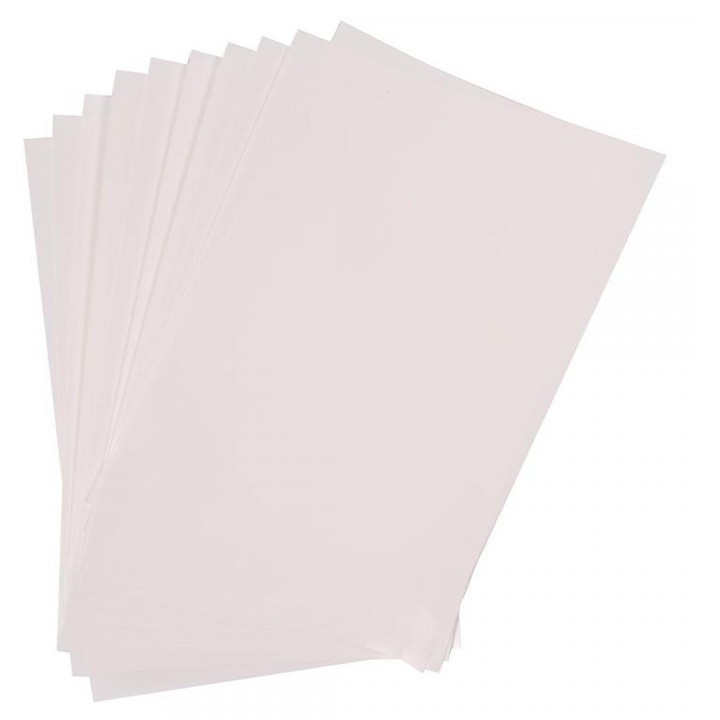 PlayBox: Fehér zsugor lap szett 10db-os 20x30cm