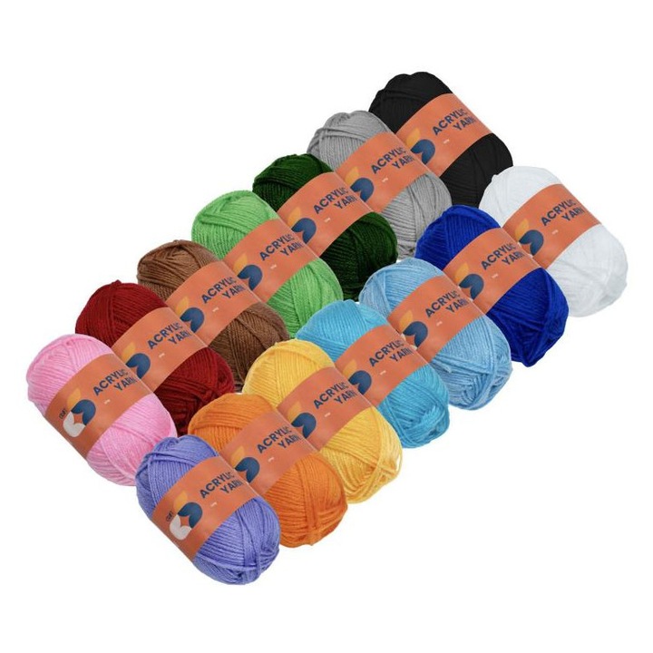 Colorations  Akrilfonal-készlet  14 szín  50 g/fonal
