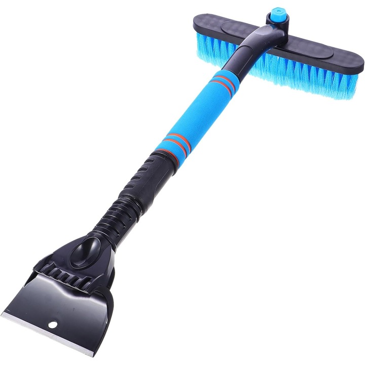 Lopata de zapada si racleta de gheata pentru masina, cu maner ergonomic antiderapant. Instrument multifunctional de indepartare a zapezii pentru masini. Practic si usor pentru camping de iarna si utilizare cu snowmobilul