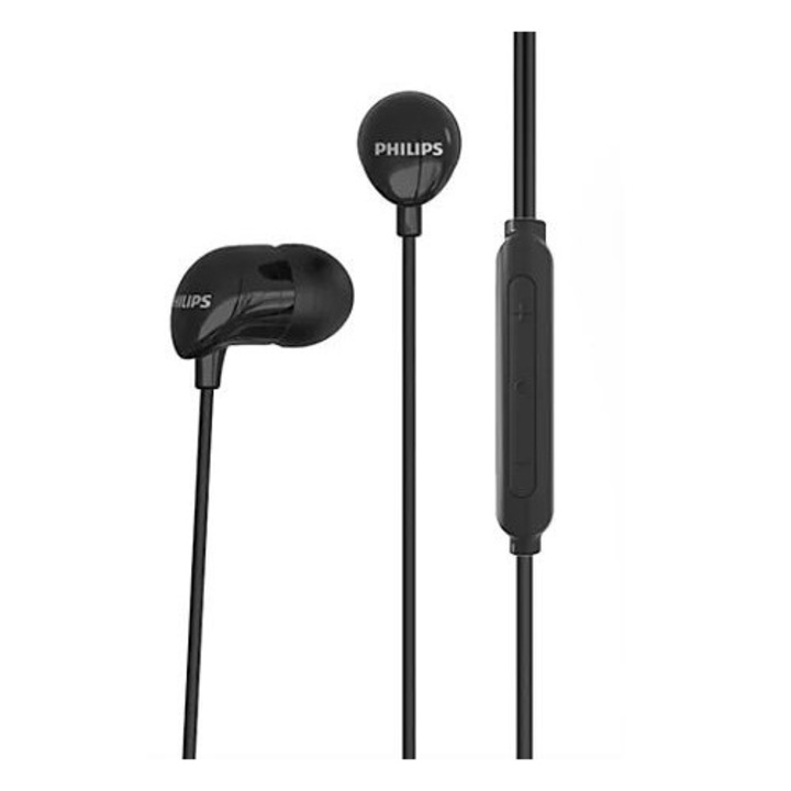 Philips TAE1156BK Слушалки черни, 277487, Микрофон/Слушалки