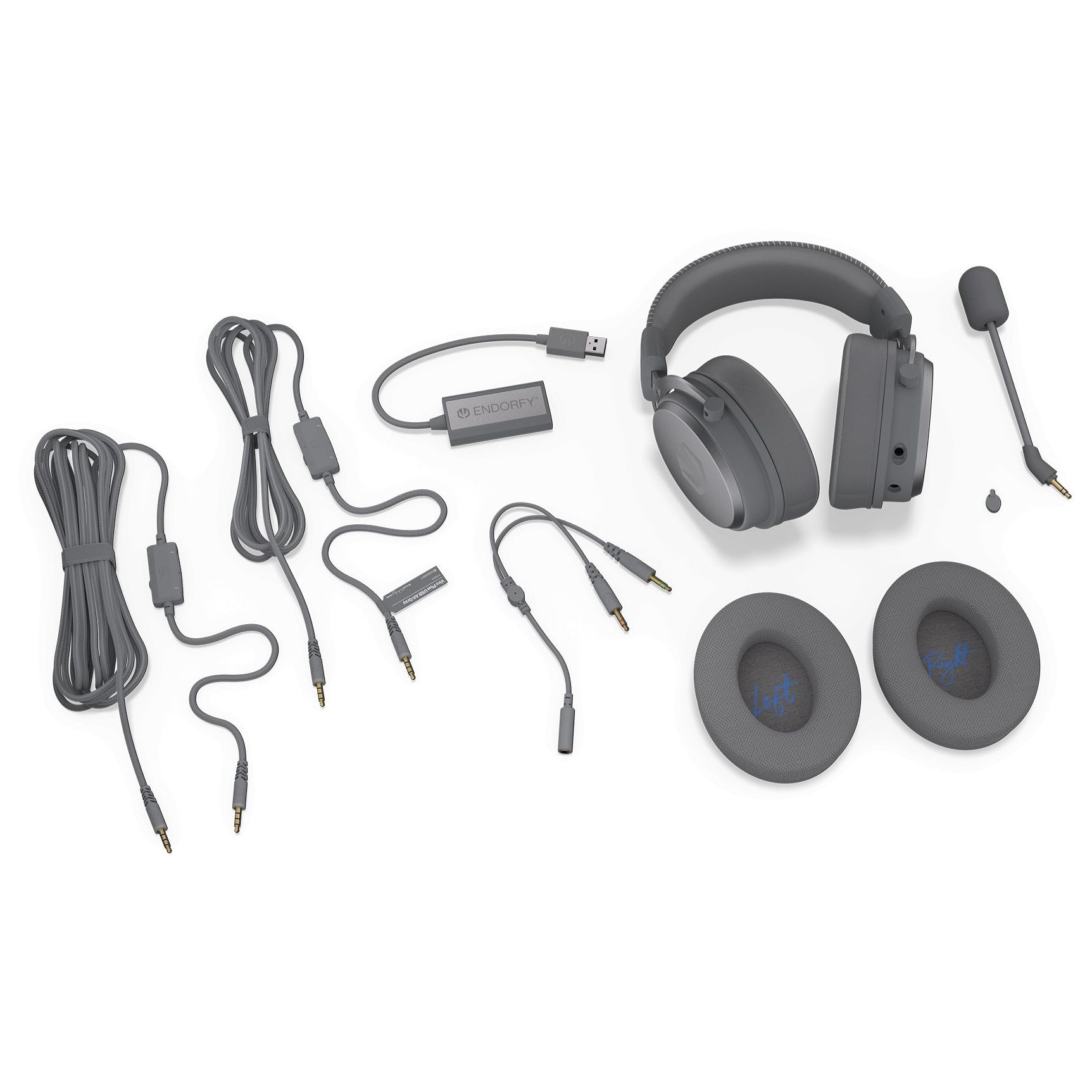 Casti cu fir Endorfy Viro Plus, 7.1, USB, gri