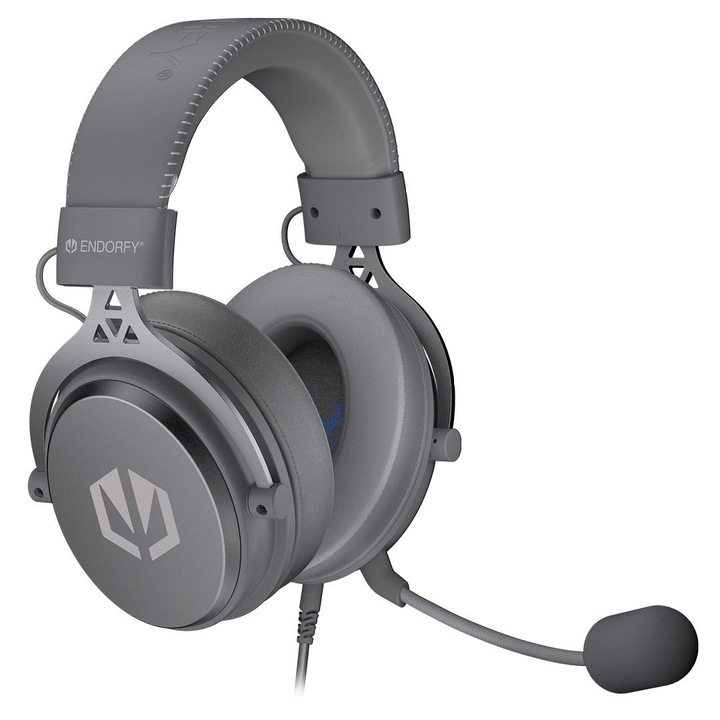 Casti cu fir Endorfy Viro Plus, 7.1, USB, gri