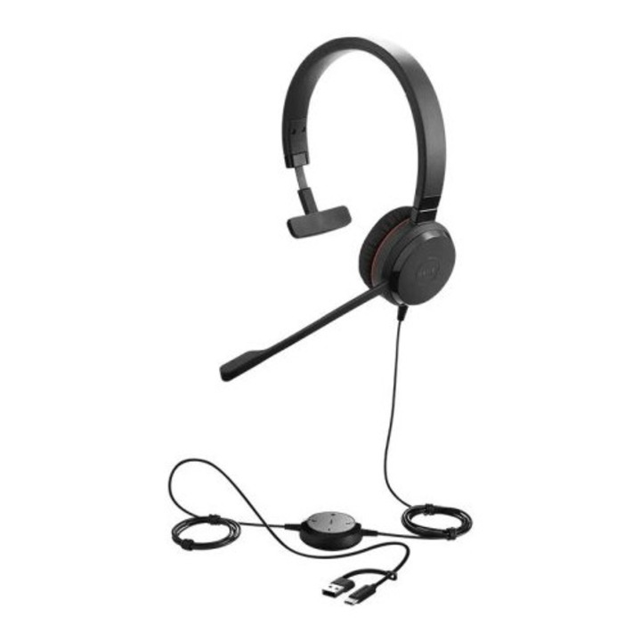 Casti Jabra Evolve 30 II Mono UC Negru