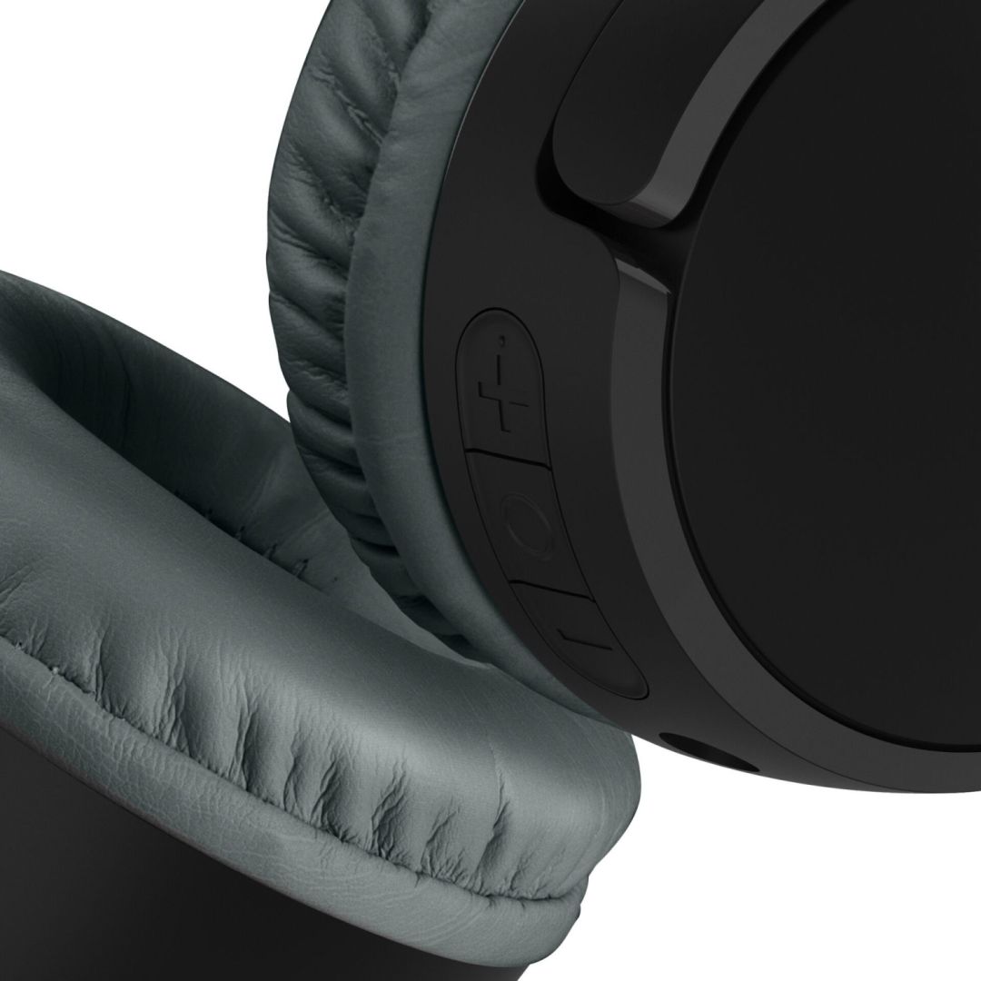 Căști Bluetooth Belkin pentru copii, negre, cablu de 1,2 m, on-ear