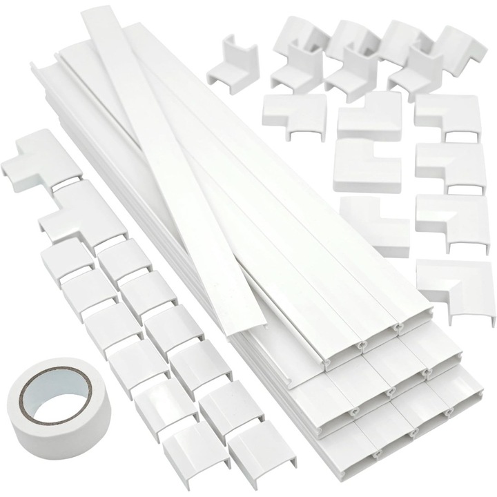 Cutie de depozitare cabluri, Ronyes, 157 inch, ignifuga, izolata, alb