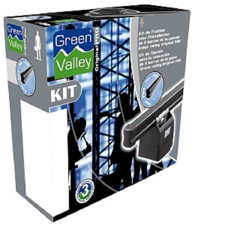 Set 6 picioare prindere bare transversale Green Valley, pentru Volkwagen Caddy, Maxi Caddy, Caddy Combi, 2011-