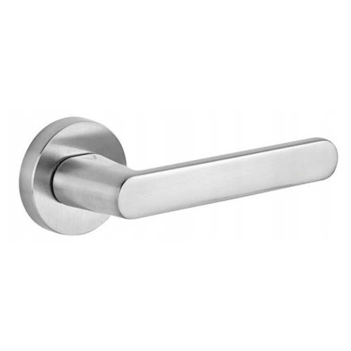 Manera Usa Interior VDS NESH Crom Satinat Rozeta Rotunda