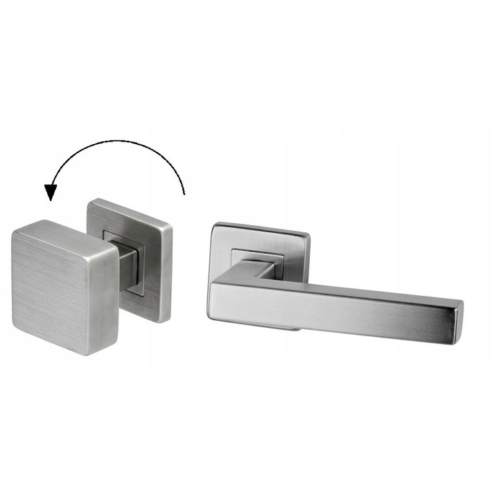 Maner Usa Interior VDS R9 QUATTRO, Otel Inox, Dreapta