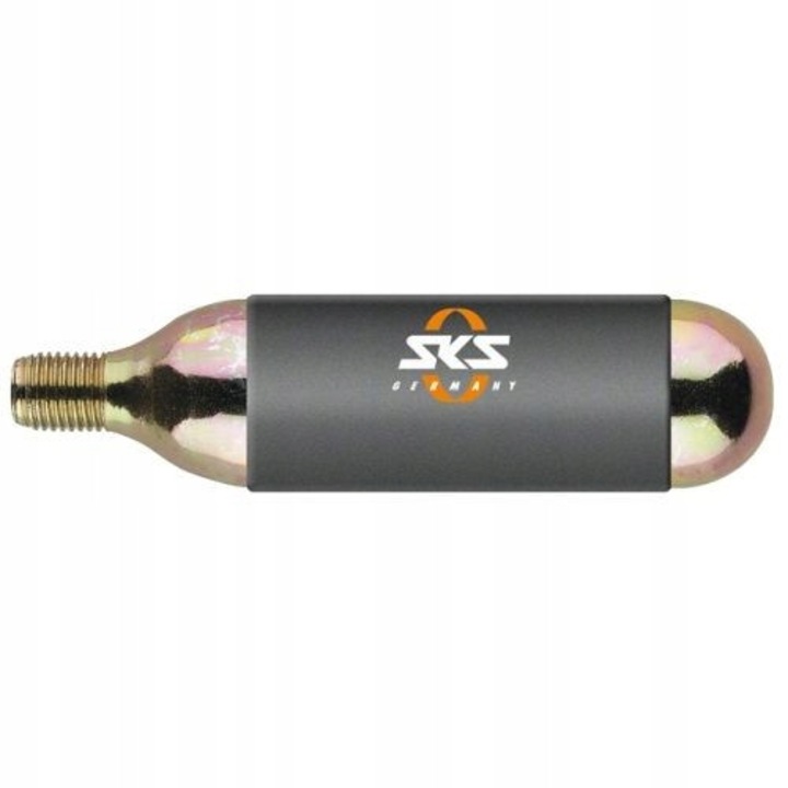 Cartus CO2 SKS cu filet, 16g, pentru umflare anvelope bicicleta