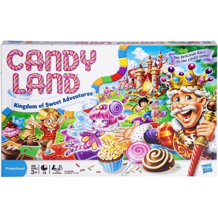 Candy Land társasjáték gyerekeknek, Hasbro, 3+ év