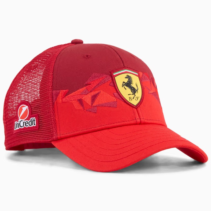 Sapcă Puma Ferrari Scuderia F1 Las Vegas GP 2025, roșu, one-size