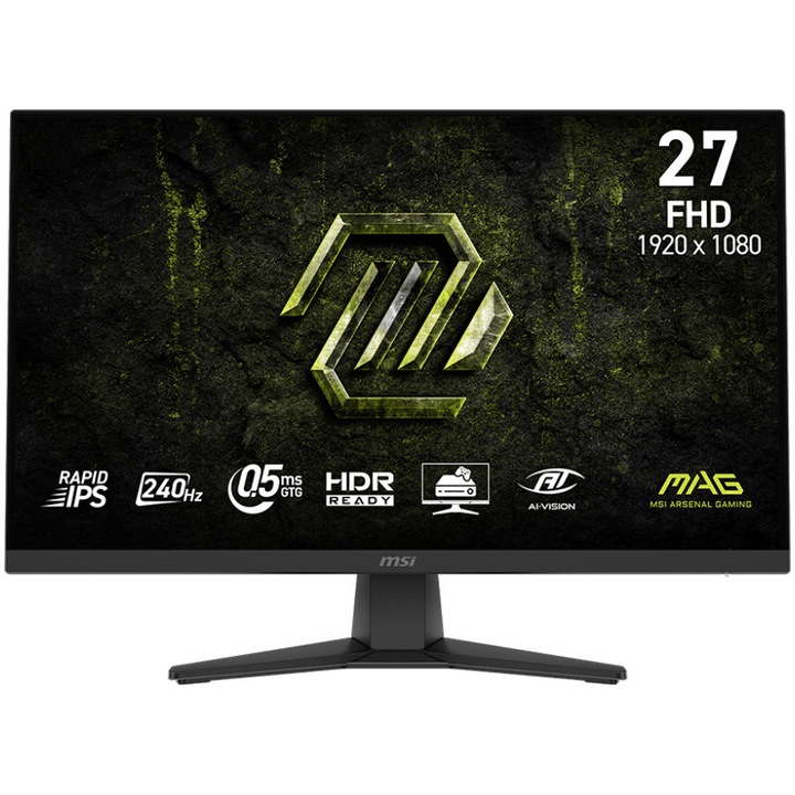 Monitor USB-C LED IPS Dell 27'', 4K UHD, 60Hz, 4ms, AMD FreeSync, Pivot, USB Type-C, USB, HDMI, S2722QC