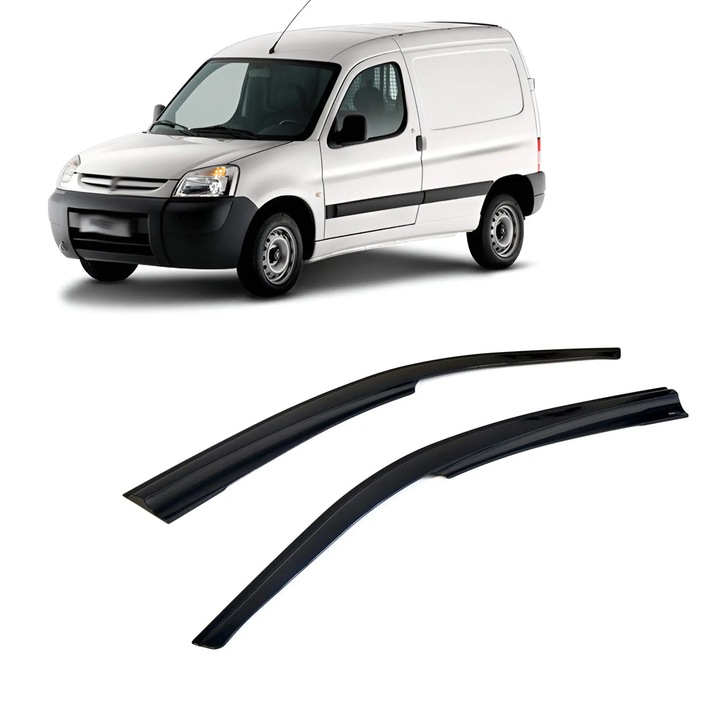 Спортни Ветробрани за Peugeot Partner 2002-2007 Minivan – Комплект 2 бр. предни – Залепващи