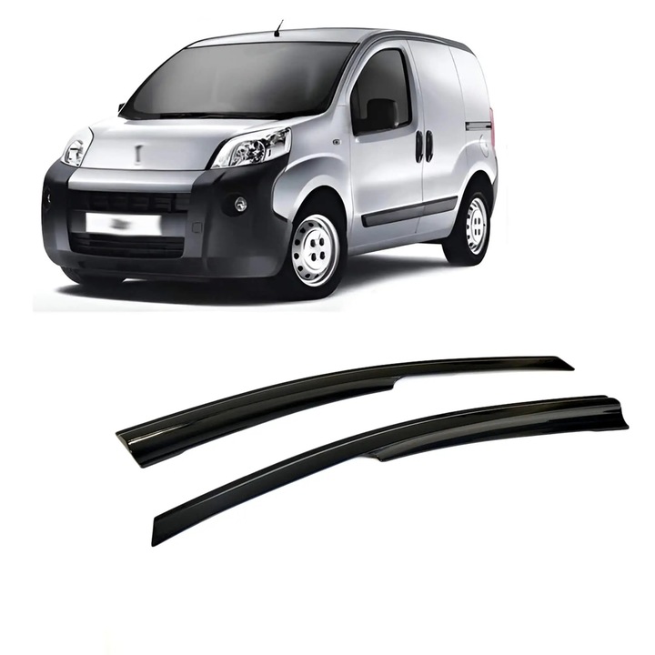 Спортни Ветробрани за Peugeot Bipper 2007-2023 Minivan – Комплект 2 бр. предни – Залепващи
