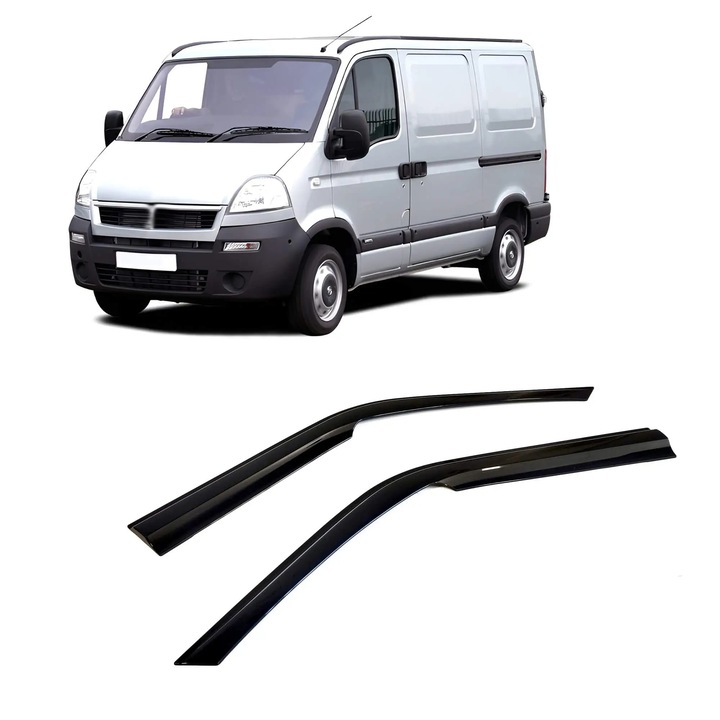 Спортни Ветробрани за Бус за Opel Movano 2006-2023 Panelvan – Комплект 2 предни – Залепващи