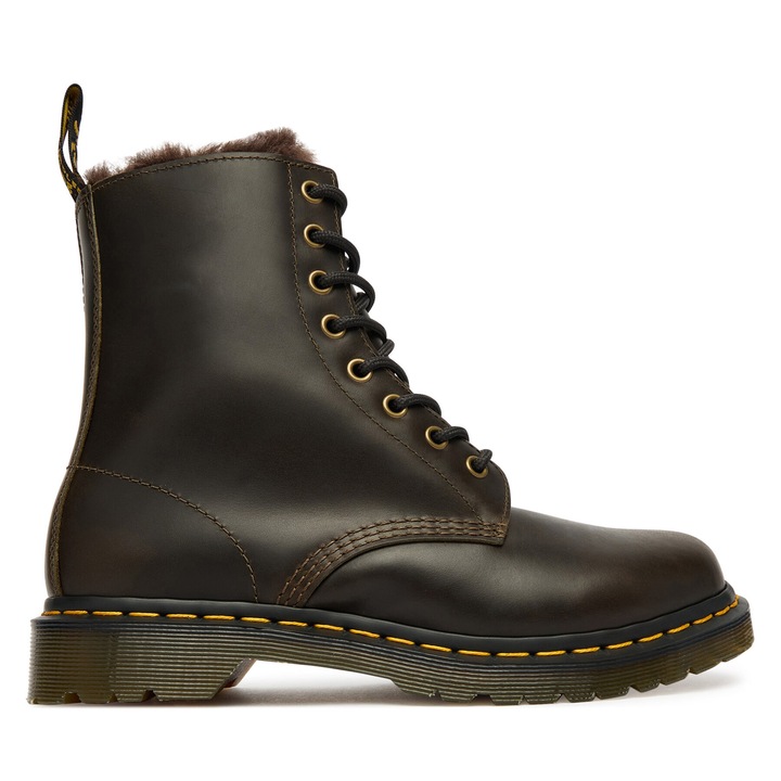 Дамски боти Dr. Martens 020 1460 Pascal Bex Fl D, естествена кожа, кафяви