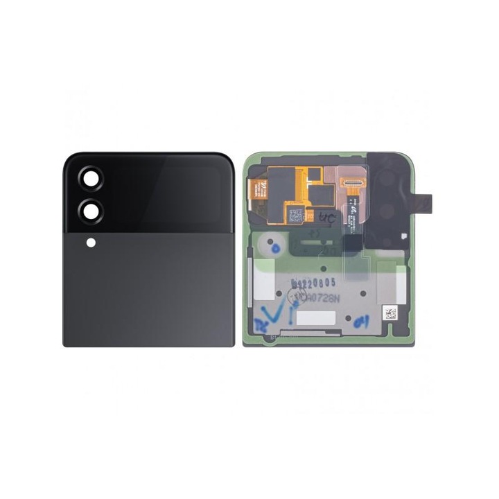 Display cu Touchscreen Samsung Galaxy Z Flip4 F721 Sub Outer Gri (Graphite) Service Pack GH97-27947A