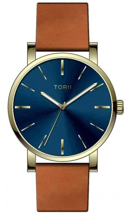 Ceas barbatesc TORII G45CL.NG clasic, de culoare albastru inchis