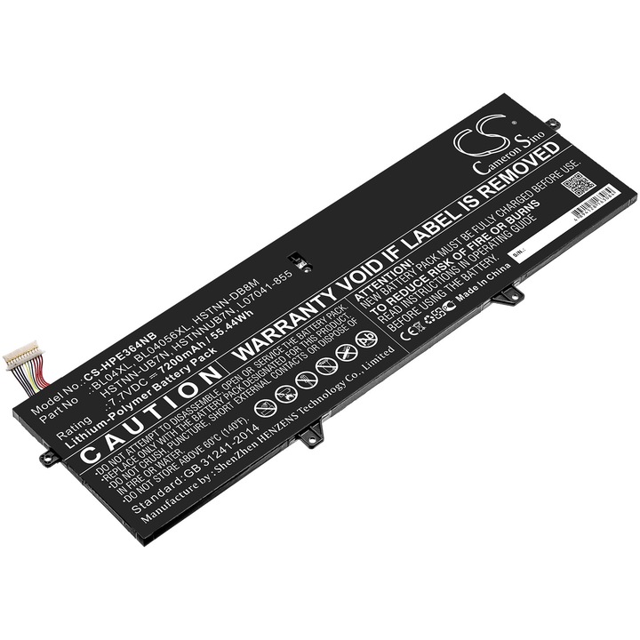 Baterie TECHTEK CS-HPE364NB Li-Polymer 7200mAh