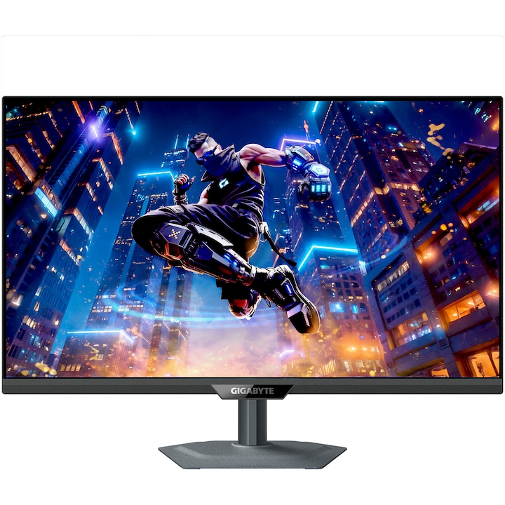Монитор Gaming LED IPS Gigabyte M27Q2 QD, 27", QHD (2560 X 1440), 200Hz (O.C. 210Hz), 1ms GTG, NIDIA G-Sync съвместим, VESA Display HDR400, KVM, USB Type-C 18W, USB хъб, 2x HDMI, DisplayPort, Pivot, VESA, Черен