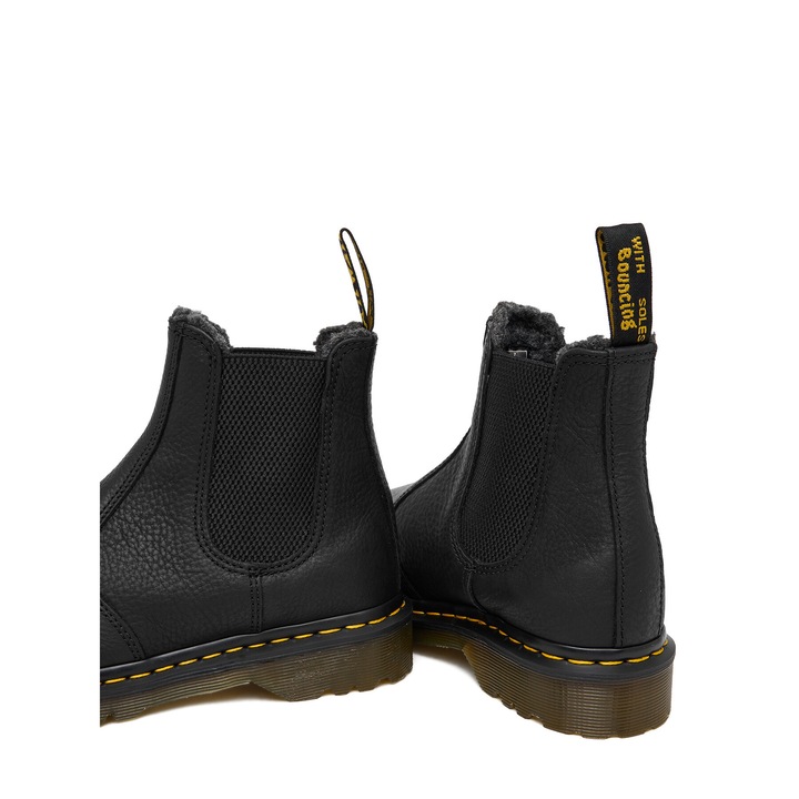 Ghete unisex, Dr Martens, piele naturala, negru