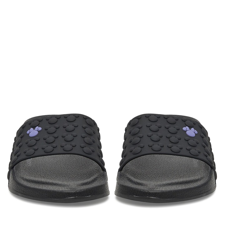 Papuci copii Mickey & Friends, negru, tesatura, 39 EU