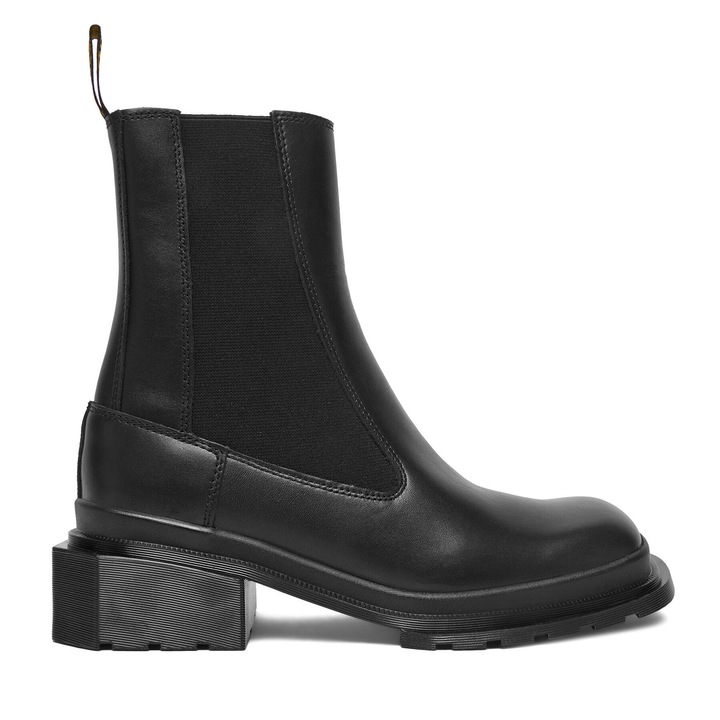Cizme dama, Dr. Martens, 2976, piele naturala, negru, cu platforma, 43 EU