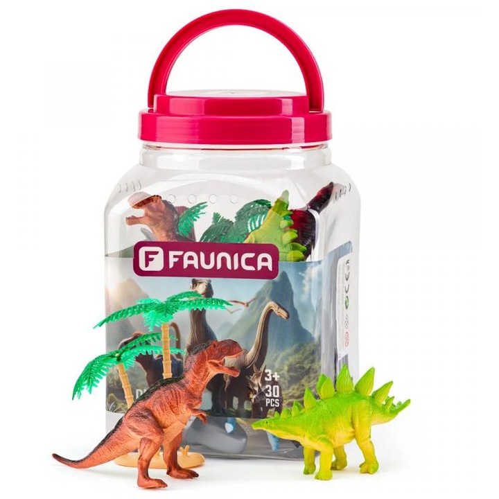 Faunica: Dinoszauruszok játékszett vödörben - Woodyland