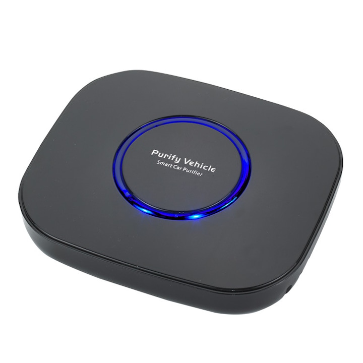 Purificator de aer, eliminator de mirosuri, design portabil, incarcare USB, plastic