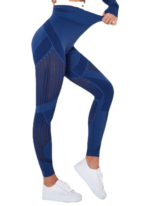 Colanti tricotati, cu uscare rapida, albastru inchis