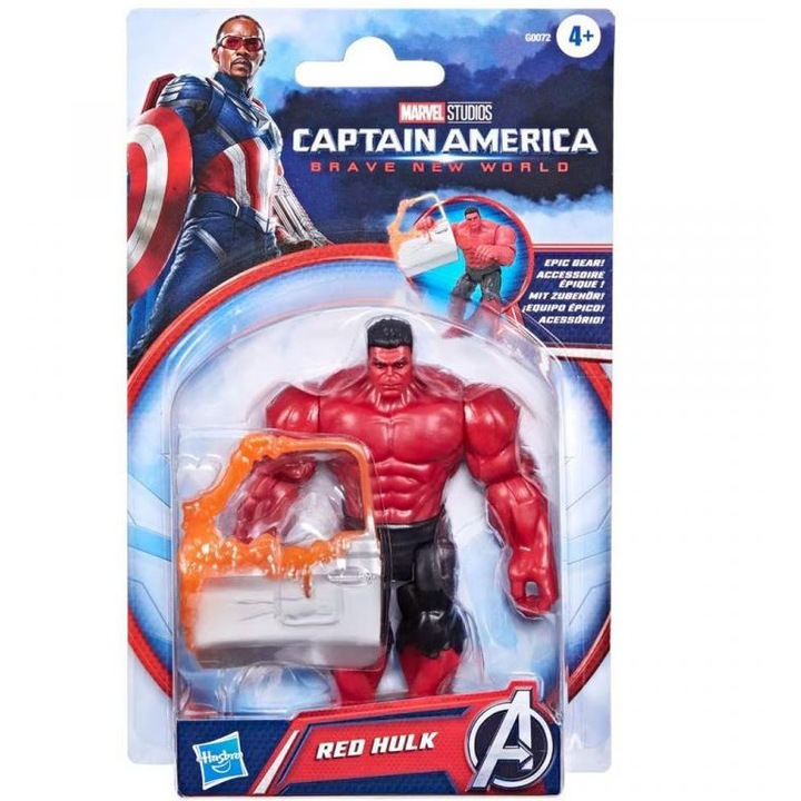 Bosszúállók Epic Hero Series: Red Hulk 10cm-es akciófigura - Hasbro