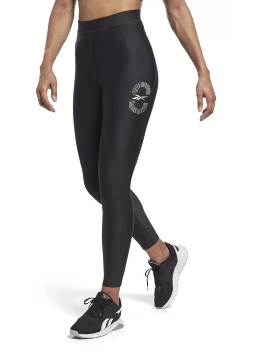 Reebok Colanti, Running Vector Tight, fekete, elasztikus anyag