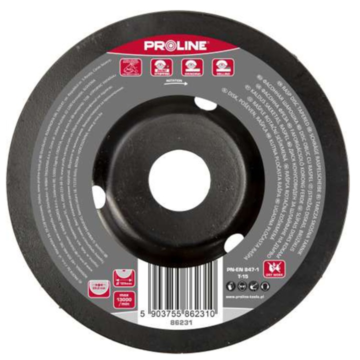 Disc Raspel Conic / Mediu - 125mm