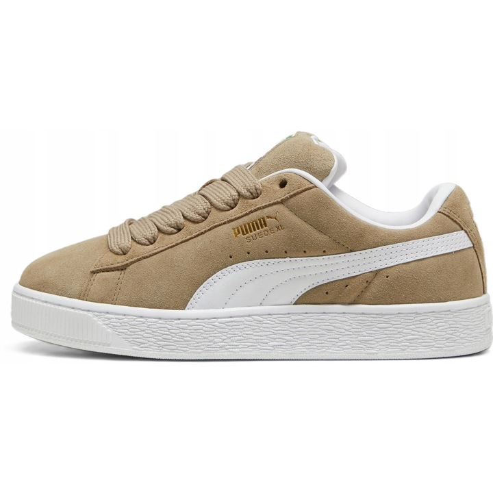 Tenisi barbati, Puma, Suede, piele naturala, bej