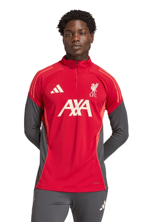 adidas Performance, Bluza pentru fotbal Liverpool, Rosu/Gri inchis