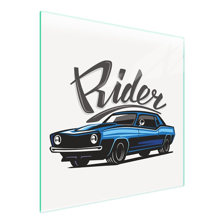 Placa de protectie din sticla pentru aragaz 50x52 cm, TMK ArtDeko, rezistenta la temperaturi, usor de curatat