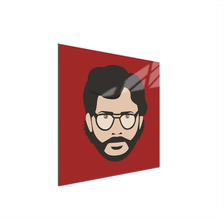 Placa de protectie din sticla pentru aragaz TMK ArtDeko 50x52 cm, design modern, rezistent la temperaturi ridicate, multicolor