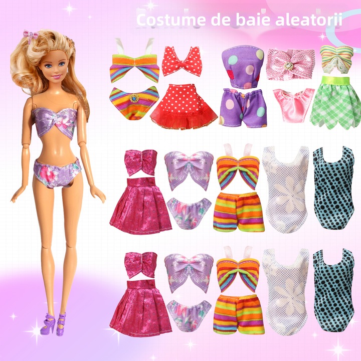 Set accesorii haine papusi multicolor 11.5 inch, lausomile