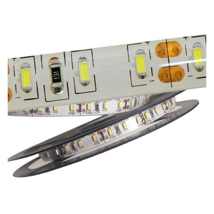 LED лента Skori, 120 LED SMD 3014, IP65, студено бяло, 5м