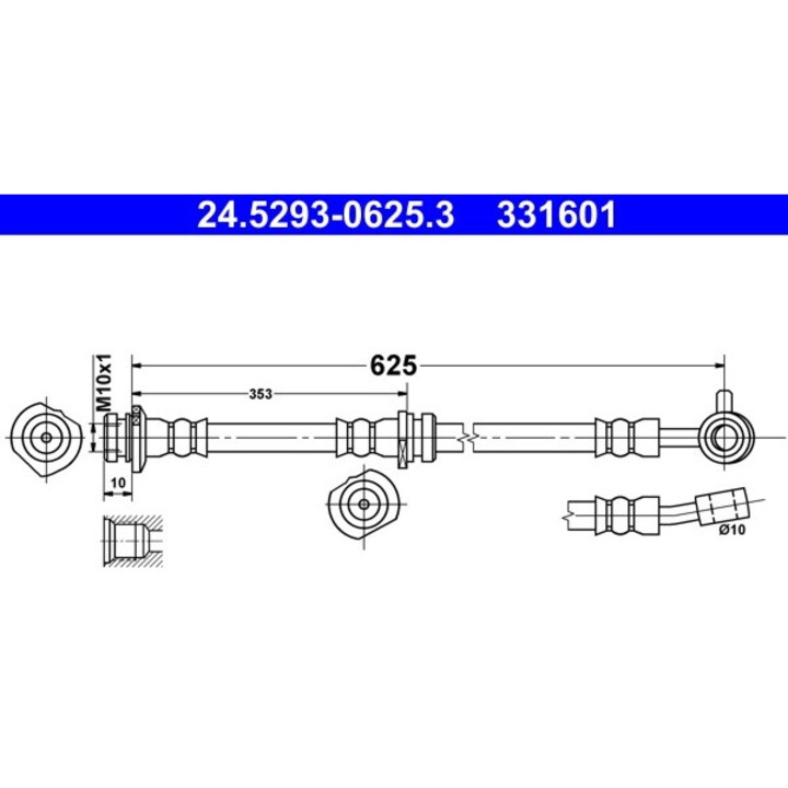 Furtun Frana 24.5293-0625.3 Nissan Qashqai 2