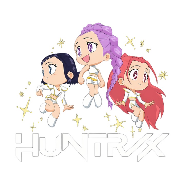 Sticker K-Pop Hunters Demon Huntrix Card Colectie Rumi Mira Zoey, Autoadeziv, Craciun, Cri-Flo, dimensiune 6 cm