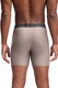 Under Armour, Set de boxeri cu banda logo Performance, Negru/Gri/Kaki