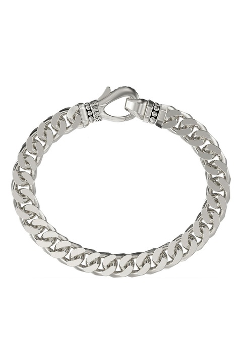 GUESS, Bratara neajustabila de otel inoxidabil, Argintiu