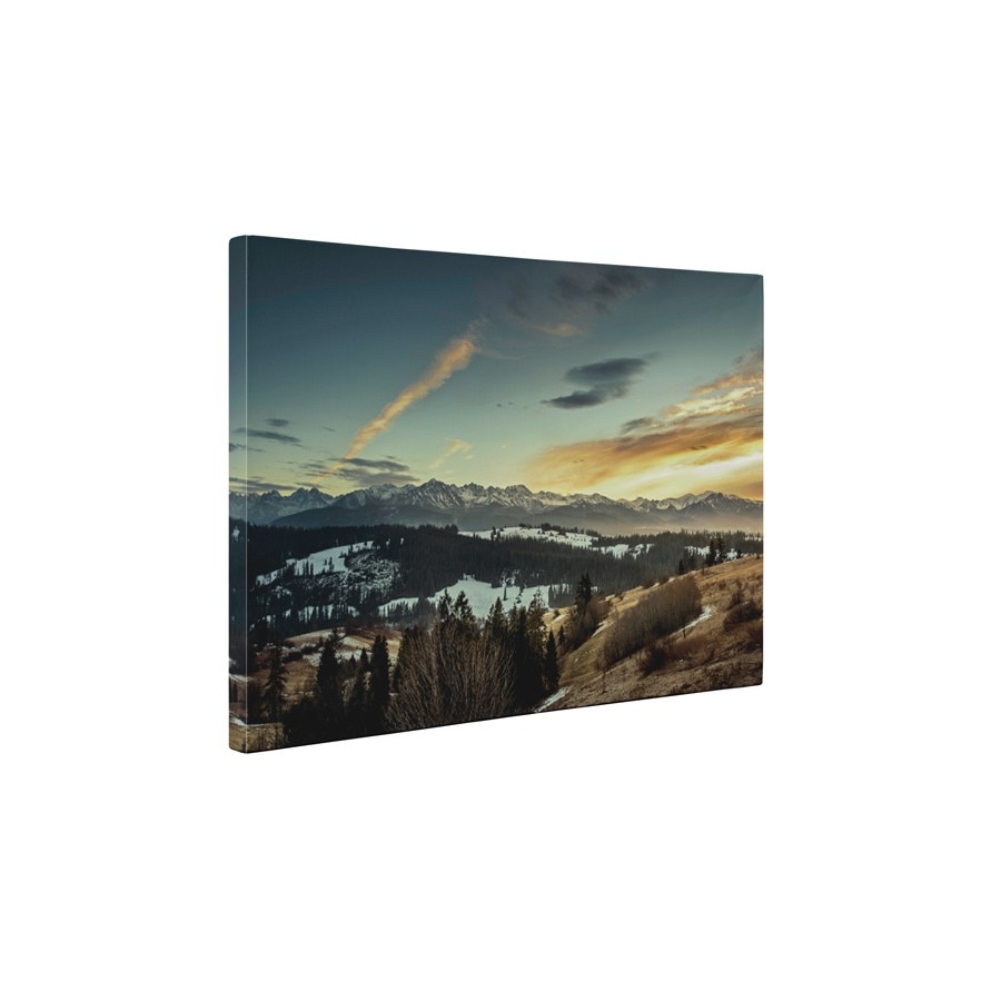 Munti si dealuri - Tablou Canvas - 60x75 cm