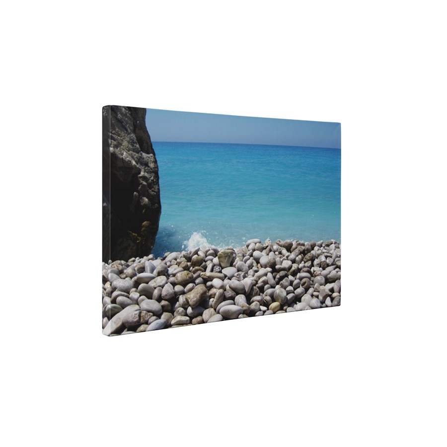 Pietre pe malul marii - Tablou Canvas - 60x75 cm